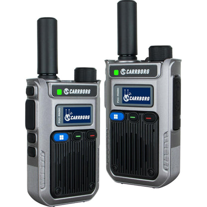 Nationwide Fast Radios Unlimted Range Lifetime Free LTE Walkie Talkies Long Range Two Way Radios Global PoC with SIM Cards(2 Pack), Team Coordination, Longrange Communication, Lightweight Radio, Durable Build, Reliable Commun