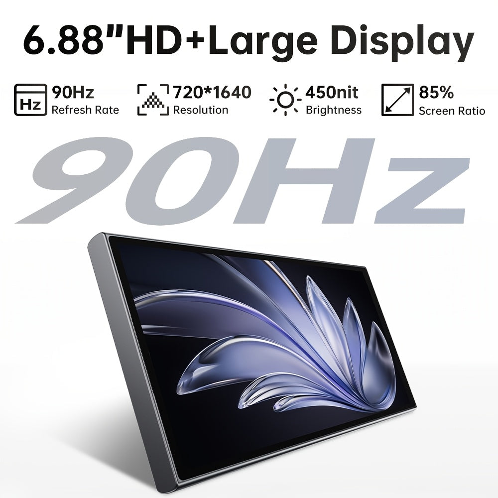[T-Mobile ]OUKITEL C62 Android 15 Mobile Phone, 16GB + 128GB Globally Unlocked Version, 6.88" 90Hz Display, 1.81" Rear Screen, 5150mAh, 13MP + 5MP/dual SIM Card/fingerprint/facial Recognition, Perfect Festive Gift, Fashionabl