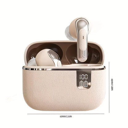 TWS Wireless Headphones Headphones Earbuds - Unrivaled true wireless freedom ergonomic design for ultimate comfort HIFI sound with Bass, ACC Stereo HD Calling and - Compatible with Android and iPhone, ideal for sports and mus