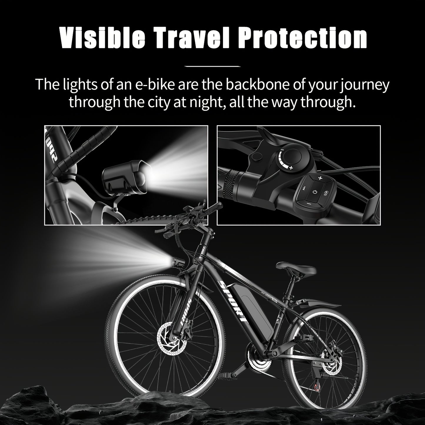 This 26-Inch Electric Bike Features a 48V 10AH Removable Battery, a Peak Power Motor of 749W, a Range of Up to 45 Miles, a Maximum Speed of 24MPH, And 7-Speed Settings for Smoother Rides. It Makes a Perfect Gift Option.