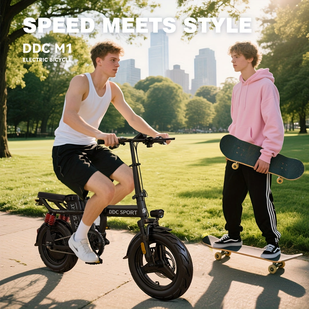 Discover Without Limits: 700W Collapsible Electric Bicycle for Grown-Ups. Reach Speeds of 20MPH And Travel Up to 35 Miles on a 48V Battery. Conquer 25° Inclines, Support Up to 385 Pounds, And Enjoy a Comfortable Ride with Ef