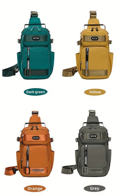 Unisex Fashion Anti-Theft Crossbody Bag - Lightweight Oxford Material, Secure Zip Closure, Adjustable Strap, Perfect for Travel & Everyday Use, Crossbody Ba