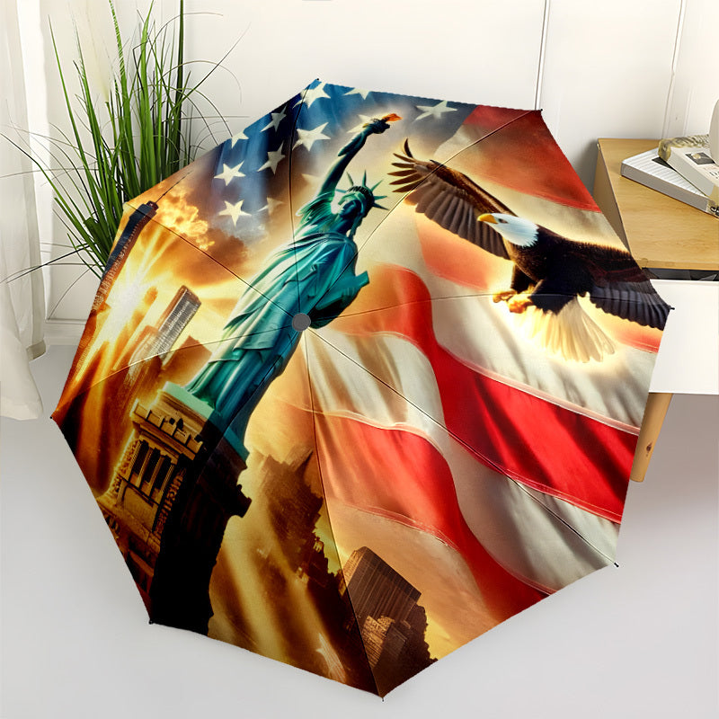 statue of Liberty 2 Style automatic automatic umbrella folding umbrella parasol portable travel decoration holiday gift