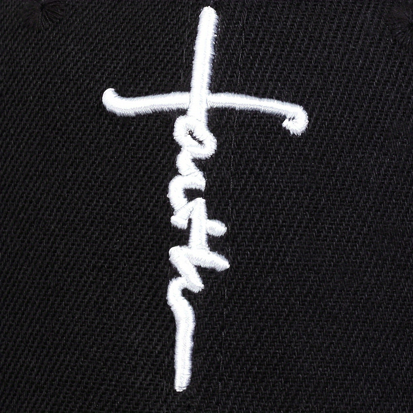 2pcs/set - Fashionable Black and White Baseball Cap, Exquisite Cross Embroidery, Breathable Acrylic Duckbill Design, Suitable for Outdoor Sports, Fashionable for Men and Women, Sports Accessories | Fashionable Headwear | Dura
