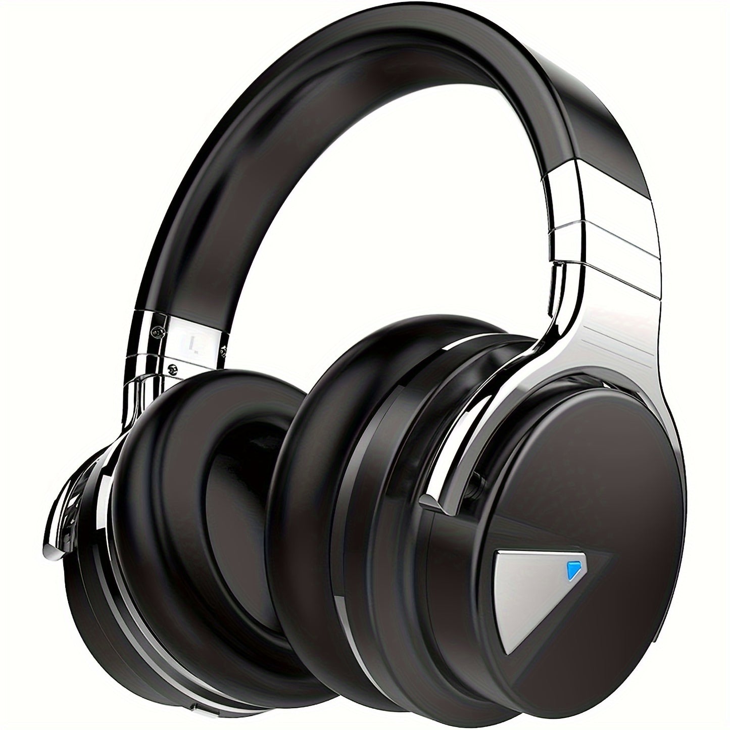 Active Noise Cancelling Wireless Headphones, 30H Playtime, with Microphone, Deep Bass, 30 Hours Playtime