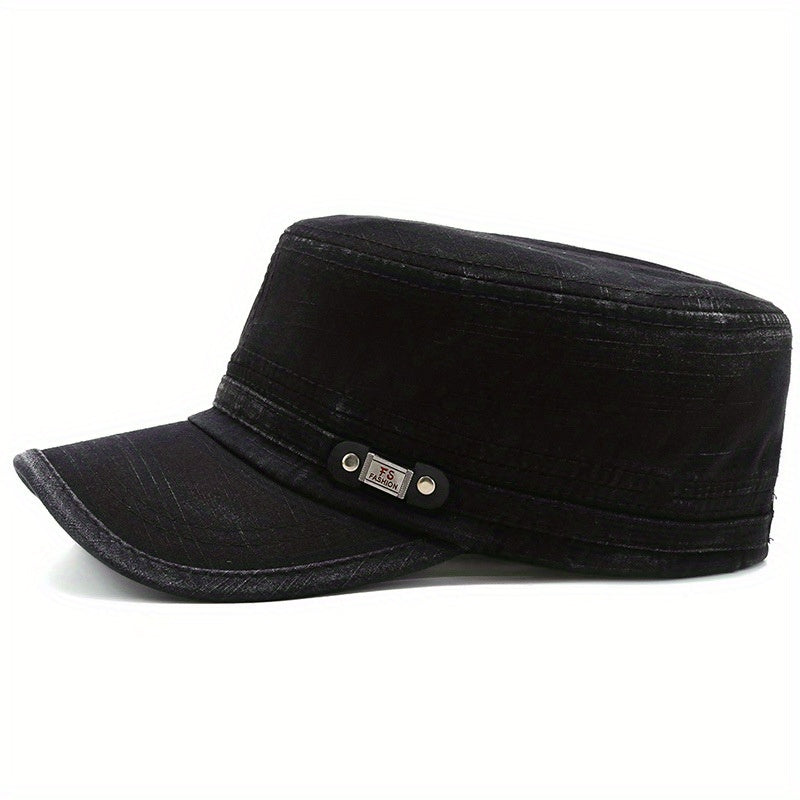 Two Men'S Outdoor Flat Caps, Spring And Autumn Baseball Hats, Casual Flat Caps, Duckbill Hats - Adjustable Trucker Hats