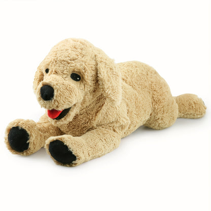 21 Inch Cute Plush Puppy Golden Retriever Dog Stuffed Animals Plush Puppy Toy Baby Toys Doll, Gift For Birthday, Christmas, For Kids, Children, Pets, Girls, Boys, Throw Pillows For Couch, Home Decoration, Perfect Gift For Pet