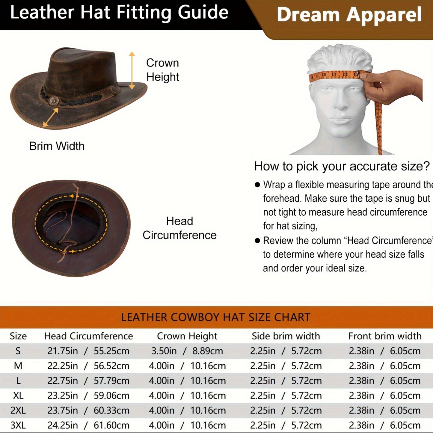Brown Leather Cowboy Hat For Men Women Western Australian Outback Hat With Shapeable Wide Brim, Aussie Style Genuine Leather Hat