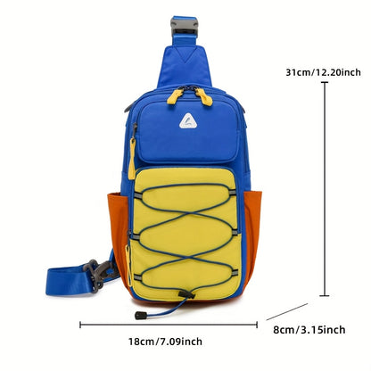 Unisex Fashion Anti-Theft Crossbody Bag - Lightweight Oxford Material, Secure Zip Closure, Adjustable Strap, Perfect for Travel & Everyday Use, Crossbody Ba