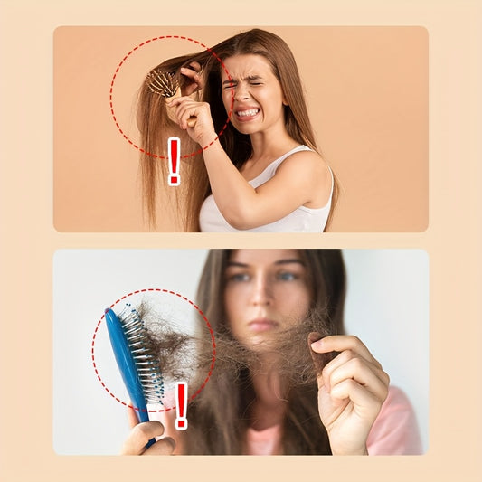 [ 9-in-1 ] Hair Oil with Rice Water, Rosemary Oil, Castor Oil, Batana Oil, Pumpkin Seed Oil, Peppermint Oil, Chebe Oil, Biotin, Keratin for Moisturizing Smoothness, Suitable for All Hair Types. Split Ends, Deter Hair Breakage