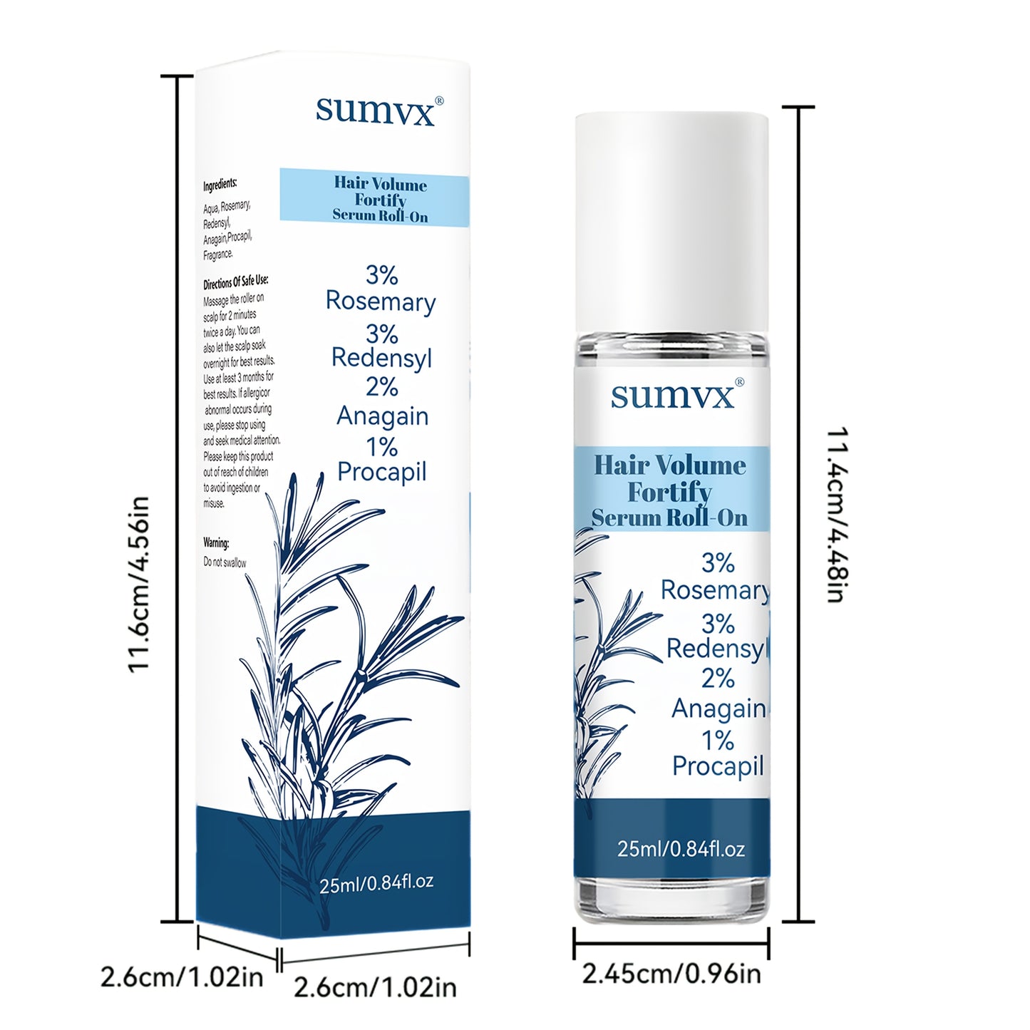 [Activate Hair Follicles] Volumizing Hair Massage Oil, Scalp Strengthening Serum, Nourishes, Soothes, Repairs, Controls Oil and Adds Volume, Removes Flaky Scalp, Repairs Split/Damaged Ends, Prevents Splitting and Breakage, In