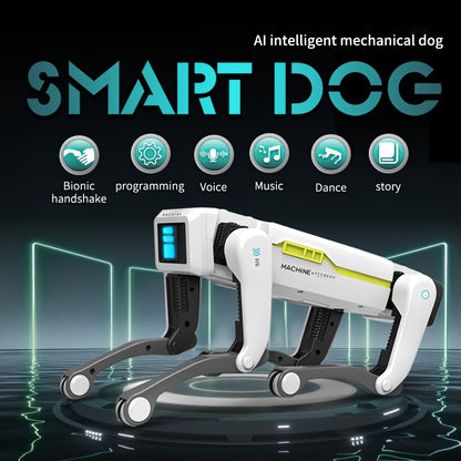 Smart Robot Dog, Remote Control Toy Robot Dog with Water Cannon Launch Pad, Programmable, Voice, Dance, Music, Can Be Controlled by Remote and Mobile Phone APP, Ideal Birthday Gift for Children