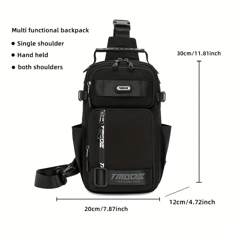 Unisex Fashion Anti-Theft Crossbody Bag - Lightweight Oxford Material, Secure Zip Closure, Adjustable Strap, Perfect for Travel & Everyday Use, Crossbody Ba