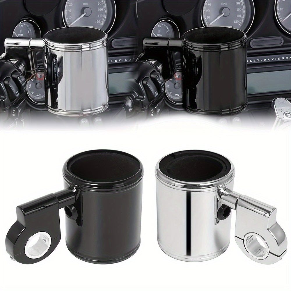 1pc Motorcycle Adjustable Cup Holder, ABS Material, Fits 22mm-32mm Drink Bottles, Compatible with  Travel & Street Glide Sportster, Motorcycle Accessories