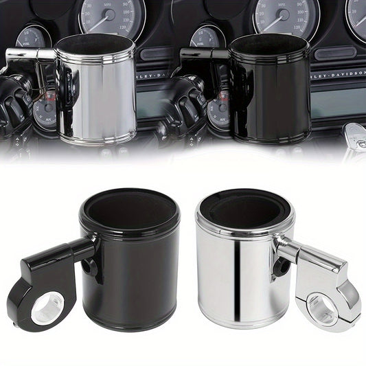 1pc Motorcycle Adjustable Cup Holder, ABS Material, Fits 22mm-32mm Drink Bottles, Compatible with  Travel & Street Glide Sportster, Motorcycle Accessories