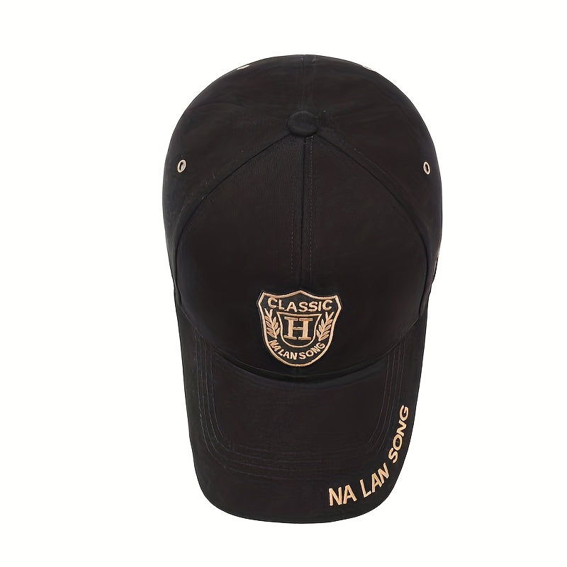 Women's Handmade 3D Embroidered Logo Baseball - Adjustable Snap Closure Sun Hat with Golden/Beige/Navy/Vibrant Color Threads, Lightweight All-Season Outdoor Fishing & Casual, Name/Text Embroidery (Grey/Black)