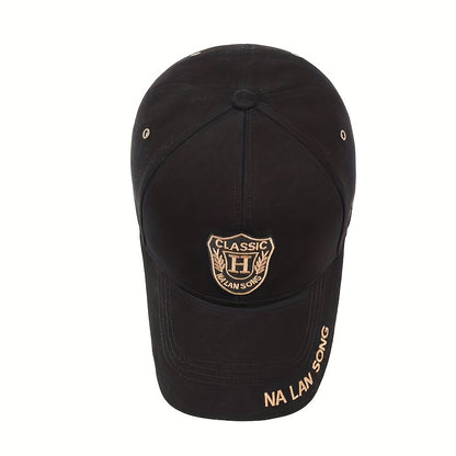 Women's Handmade 3D Embroidered Logo Baseball - Adjustable Snap Closure Sun Hat with Golden/Beige/Navy/Vibrant Color Threads, Lightweight All-Season Outdoor Fishing & Casual, Name/Text Embroidery (Grey/Black)
