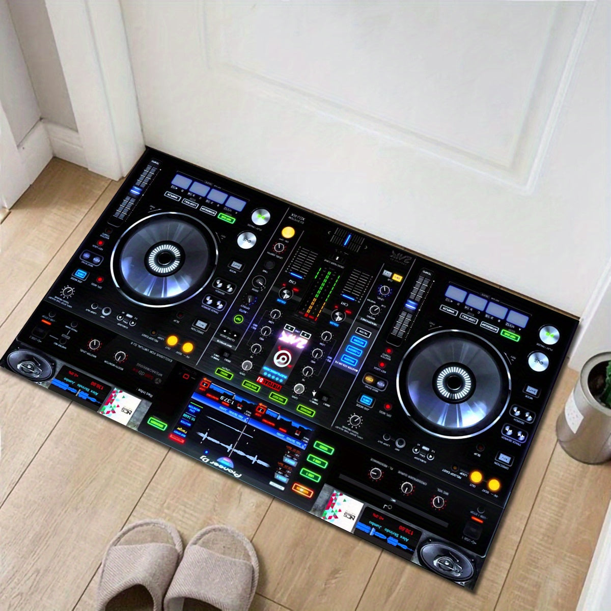 Brown Polyester Knit Non-Slip Hand Wash Only Machine Made Indoor/Outdoor Decorative Carpet, Soft & Cozy, Elegant Design, with Polypropylene Backing, for Living Room, Bedroom, Office