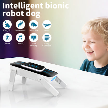 [Special Offer] [Flash ]Intelligent Robot Dog, 2.4GHz Remote Control Toy Dog, With A Maximum Remote Control Distance Of 99Ft, AI Voice Control Can Be Connected, Programming Actions To Mobile Apps, Can Dance, Telling Stories,