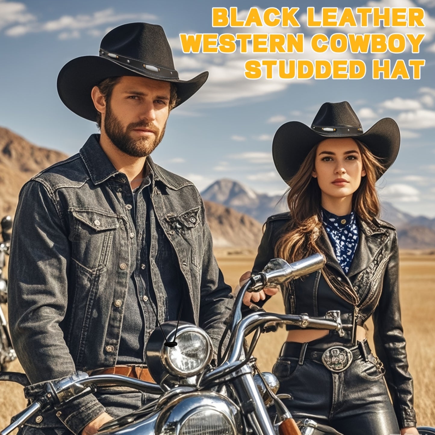 SideWinder Australian Cowboy Genuine Leather Hat Unisex Adult for Men And Women Shapeable Outback Western Style Wide Brim, Festival Unisex Outdoor Accessory, High Quality &, Stitching, Lightweight Top-Grain Genuine Leather, A