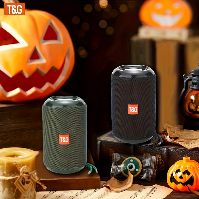 Portable Wireless Speaker for Outdoor Use, Featuring High-Quality Sound, TWS Stereo for Hands-Free Calls, And Compatibility with TF Cards And USB Drives. It Can Connect to Mobile Phones, Tablets, And Tvs with a Range of Up to