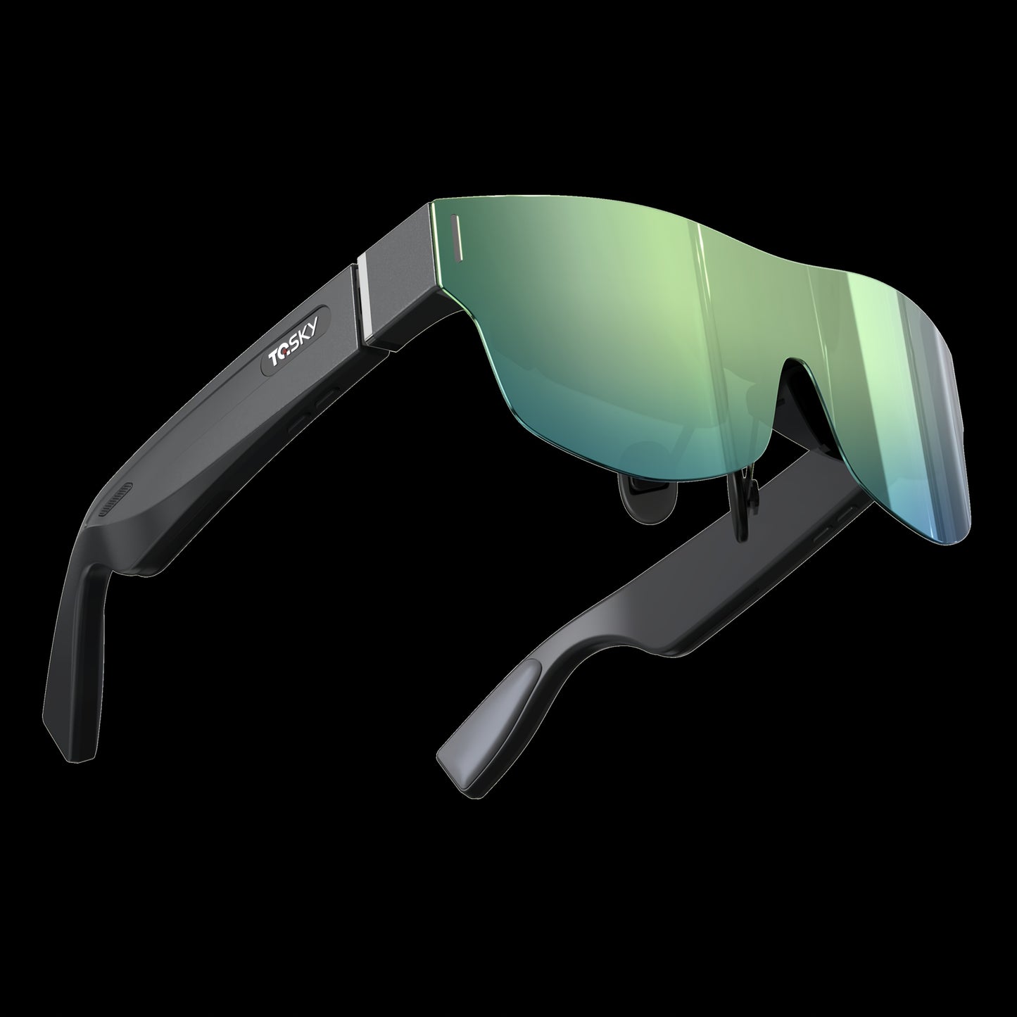 TQSKY T1 AR Smart Glasses | Portable Personal Cinemas | 150'' OLED HD Displays | Dual Speaker Audios | Perfect for Travel, Flight & Home Theater, Travel Entertainment, Portable Cinema, Lightweight Glasses, Sleek Design, Advan