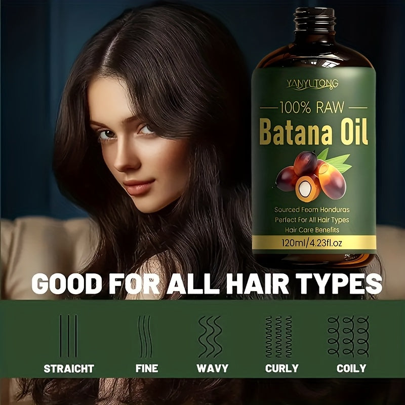 Batana Original Essential Oil, Real Ingredients, Hair Oil, Moisturizing And Hydrating, Split Dry Hair, Large Capacity Hair Care Product, One Bottle Solution, Suitable As A Gift, Deep Conditioning, Split End Treatment, Highqua