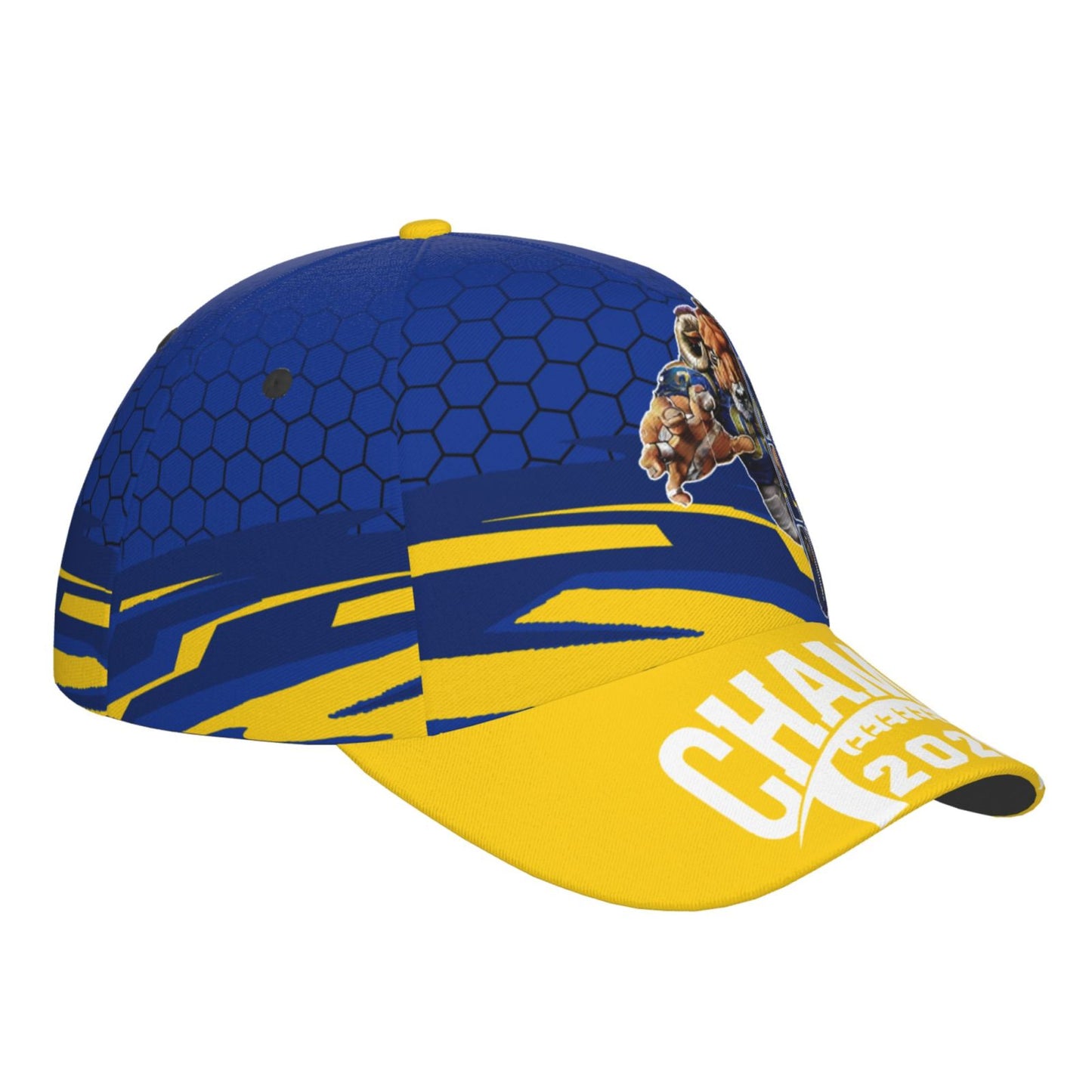 Los Angeles Mascot Baseball Cap for Men & Women - Game Day Hat,, Adjustable Unisex Cap Suitable for Fans, Mascot Pattern, Twill Fabric & Reinforced for, Outdoor, Travel