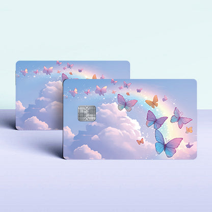 3pcs, 1pc spare Shiny Credit Card Ultra-Thin Light Beige Vinyl Residue-Free Stickers for Credit Cards, Debit Cards, Transportation Cards, Key Cards, Light Beige Protection and Bank Cards