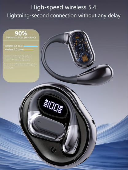 2025 NEW style [Real-Time Translator on-ear Earbuds] Real-Time 2-Way Language Translator none-in-ear Earbuds | 144 Languages, Portable Translation Headset with APP for Music & Calling, for iOS for Android,for Christmas gift