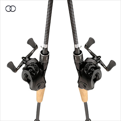 Heavy-Duty Carbon Fiber Fishing Rod & Aluminum Alloy Reel Combo - 7.2:1 High Speed Casting, 10 Drag Settings, Saltwater/Freshwater Long Casting Rod Set for Bass, Trout, Redtail - Lightweight Fly Fishing Gear for Large Game Fi