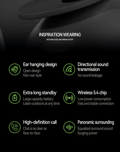 Acer True Wireless Earphones with Microphone, TWS Headphones, Touch Volume, Wireless Sports Earhooks, LED Display Charging Case, Half Open Back, HD Talk, Compatible with Mobile Phones, Rechargeable Battery, Type-C Charging, S