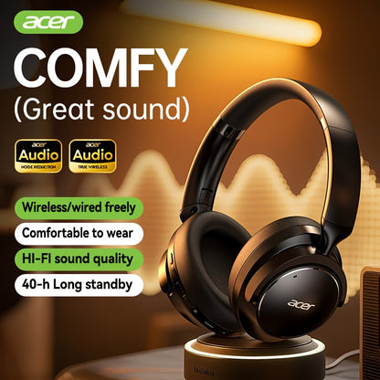 Acer OHR560 OWS Headset ACS panoramic sound shocking bass Ultra-long battery life Game low latency Comfortable to wear Portable and foldable Learning/Business/Travel/Sports/Phone/Music Halloween/Christmas Gift Recommendation,