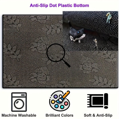 1pc Eye Socket Pattern Doormat, Non-Slip Polyester 100% Indoor/Outdoor Rug, Machine Washable, Decorative Entryway Mat, Home Decor, Bedroom Accessory, Unique Photo Prop, Rectangle Throw Rug, Ideal Gift