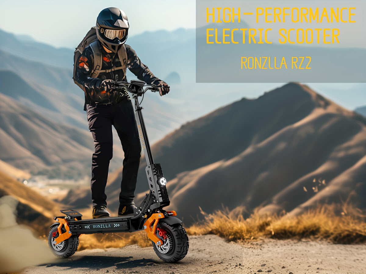 Fast Electric Scooter 60V 28.8A, 749W Dual Motor System for Unbeatable Speed, 60 Miles Long Range, Off Road All Terrain 11 Inch Tires, Full Suspensions & Seat, A True Hyper Scooter And One Of The Fastest Heavy Duty E-scooter