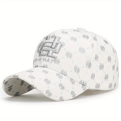 Luxury Baseball Cap - Adjustable Strap, Lightweight Sun Hat for Men & Women, Black/, All-Season Outdoor Sports, Formal & Everyday Use - Elegant Gift Idea, Baseball Accessories, Sleek Embroidery Design, Sunshade Accessory, Pre