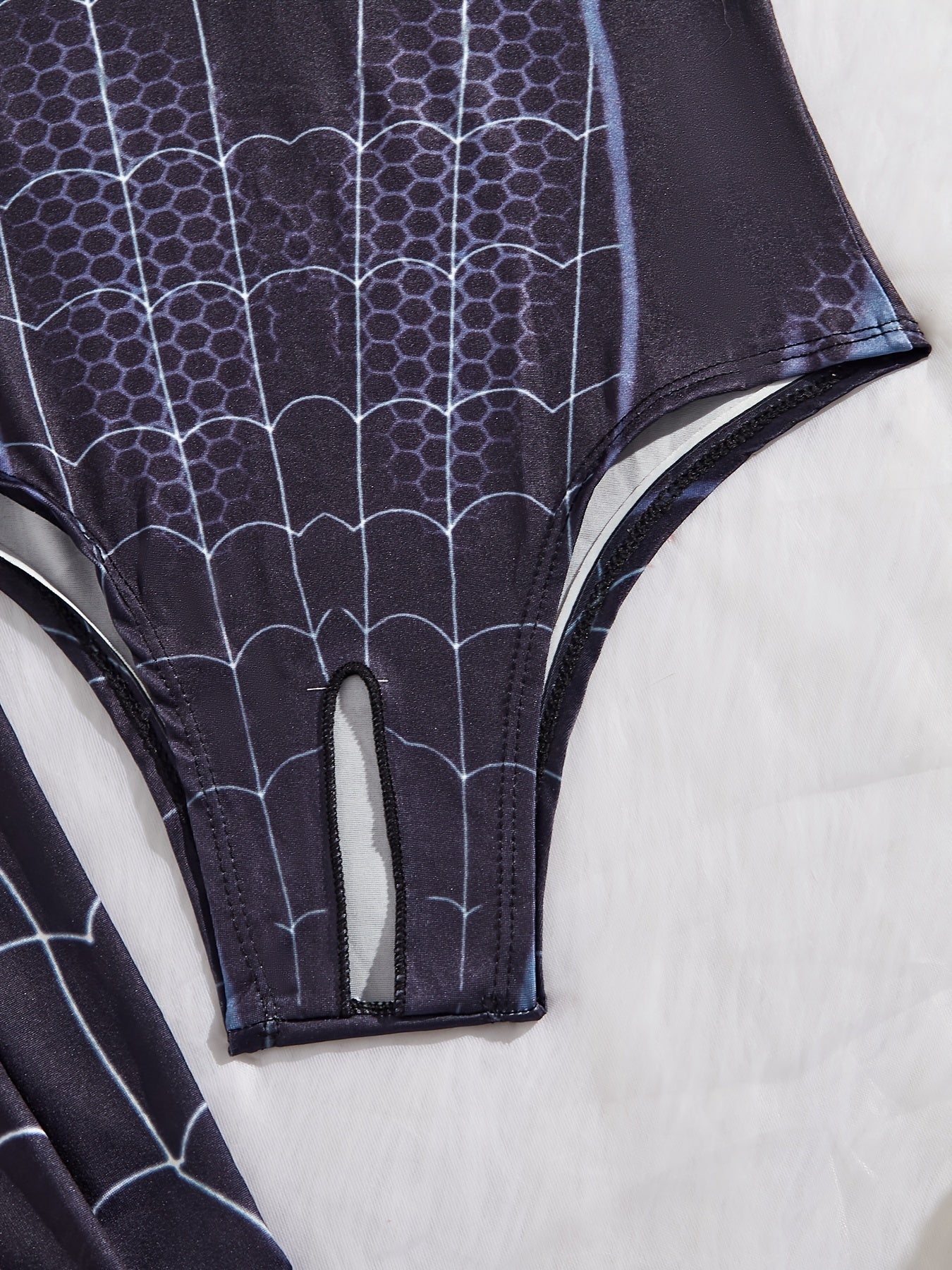 Spider-Themed Cosplay Costume Set - Sexy Lingerie Onesie & Socks with Web Pattern, Vibrant & Design, Perfect for Adult Cosplay Enthusiasts, Cosplay Outfit, Cosplay Lovers