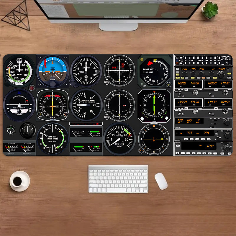 Large Mouse Pad for Gaming And Office Use, Featuring a Non-Slip Rubber Base for Accurate Tracking, Making It a Perfect, Long-Lasting, And Odor-Free Choice for Your Keyboard And Mouse