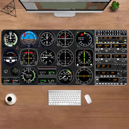 Large Mouse Pad for Gaming And Office Use, Featuring a Non-Slip Rubber Base for Accurate Tracking, Making It a Perfect, Long-Lasting, And Odor-Free Choice for Your Keyboard And Mouse