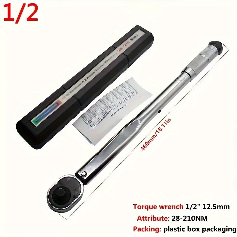 NEW Torque Preset Torque Wrench Multifunctional Multipurpose Torque Tool Kit for Mobile Phone Repair and Auto Repair, Portable Torque Wrench, Mobile Phone Repair Tool, Sleek Metallic Finish, Robust Construction
