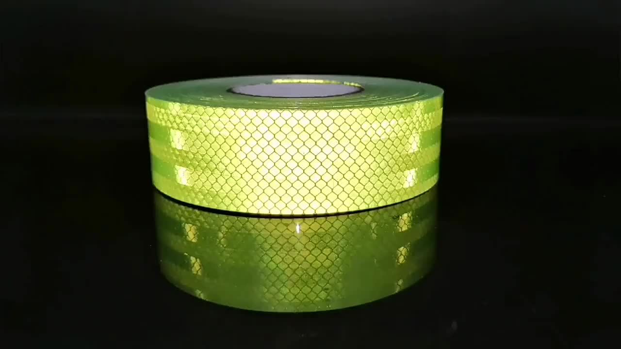 DOT-C2 Reflective Safety Tape for Vehicles - Waterproof, Self-Adhesive PET Material, Night Visibility Warning Decal for Cars, Bikes, Motorcycles, and Traffic Signs - Durable Weatherproof Marking Tape for Road Transport and Ha