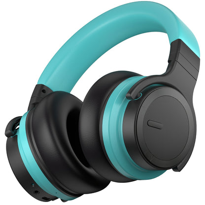 Active Noise Cancelling Headphones Wireless Headphones with Rich Bass, Clear Calls, 30 Hours Playtime, Comfort Fit, Black