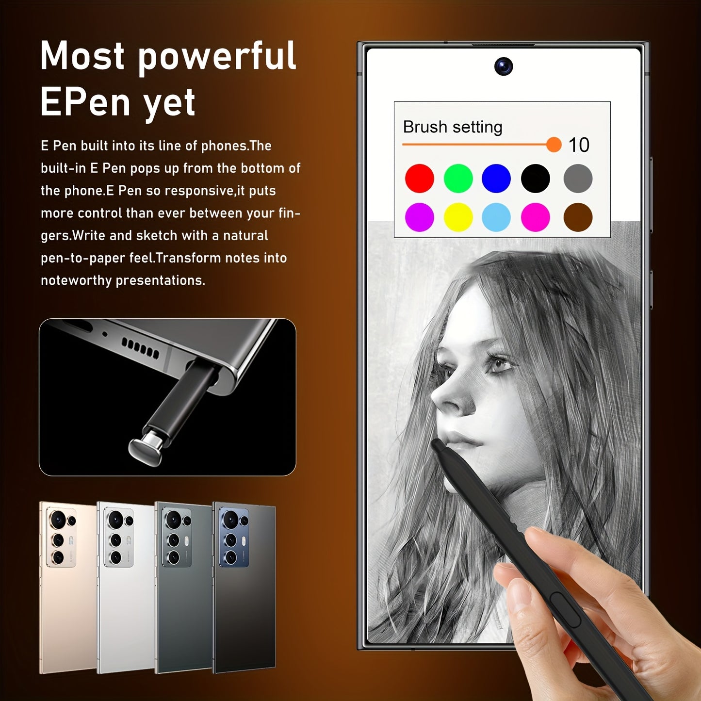 2026 New S25 Ultra Unlocked Smartphone | 8GB+256GBand3.5-inch 3GB+64GB Portable Mini Phone,, 6.8-inch Large HD Display, Dual SIM, Built-in Multifunctional Pen, GPS, Type-C Charging, Metal Frame, Screen Protector, Headphones
