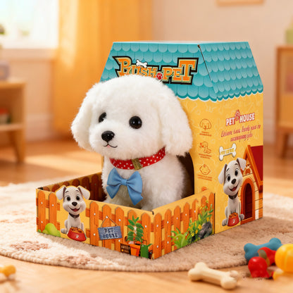 Interactive Electronic Pet Toy Dog, Robot Puppy That Acts Like A Real Puppy, - My Realistic Robotic Puppy, Dog Robot for Children, Robot Dog- Walking, Barking, Tail Wagging, New Year, Holiday Gift, Back-To-School Season Gift,
