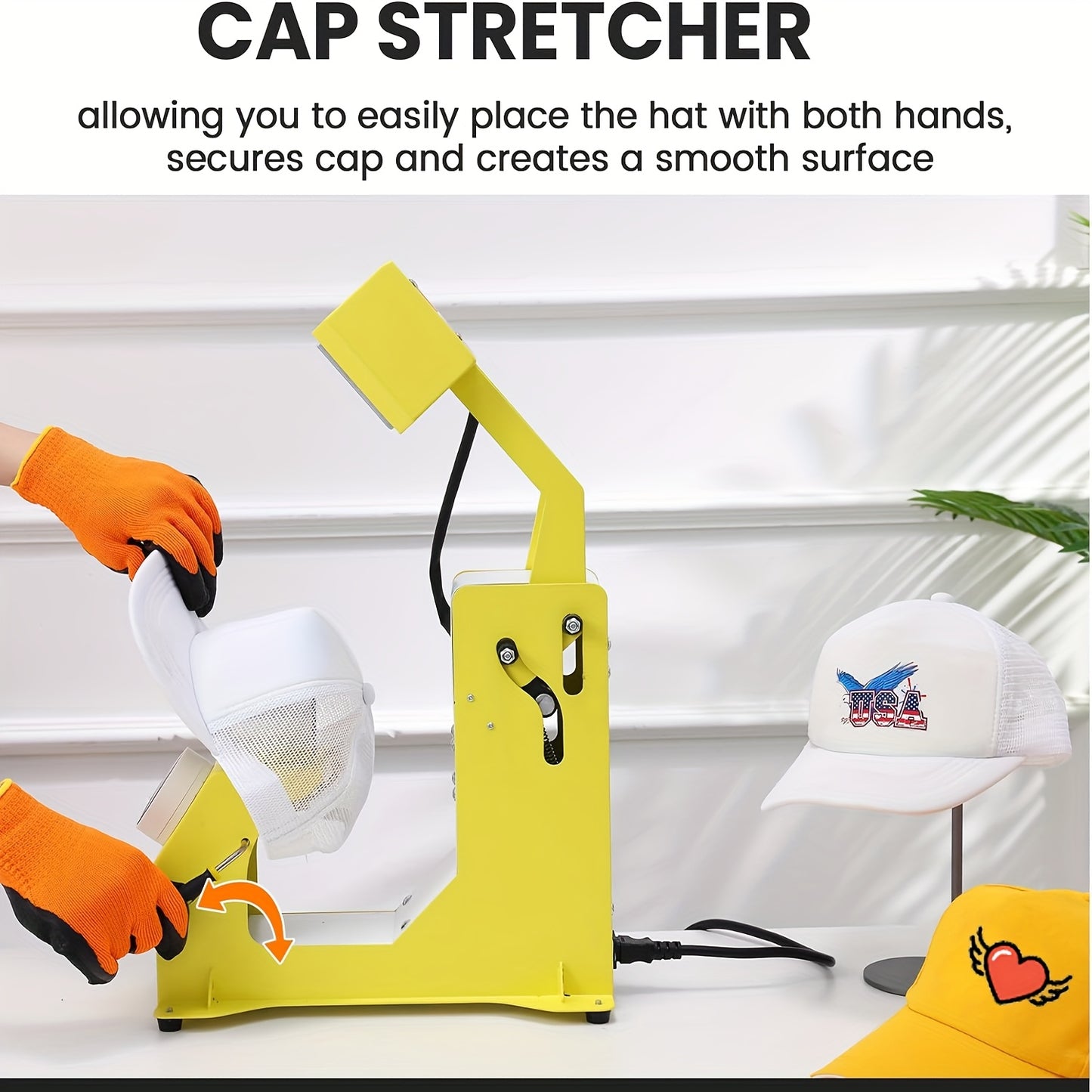 15"x15"/15"x12" - 8in 1/5in 1 Heat Press Combo, Rotatable Design, Multi-Size Transfer Professional Sublimation Kit, Suitable for T-Shirts, Bags, Pillows, Hats, Beanies, Rollers - Three-in-One Automatic Hat Press Only for Hats