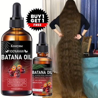 This Set of 2 Honduras Battana Hair Oil Nourishes Your Hair from The Roots to The Ends, Making It Stronger, Shinier, And Healthier. It Is Appropriate for All Hair Types