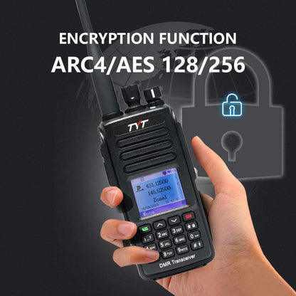 TYT 5W AES256 Encryption DMR Digital Radio + USB Cable
