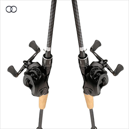 Heavy-Duty Carbon Fiber Fishing Rod & Aluminum Alloy Reel Combo - 7.2:1 High Speed Casting, 10 Drag Settings, Saltwater/Freshwater Long Casting Rod Set for Bass, Trout, Redtail - Lightweight Fly Fishing Gear for Large Game Fi