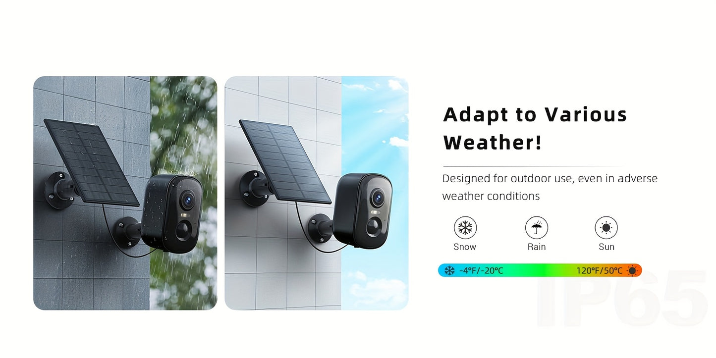 Halloween Special Offer! Wesecuu Solar Camera Security Cameras Wireless Outdoor Indoor for Home Security Camera, Supports 5G&2, 4Ghz Wifi, Smart Phone App Surveillance Camera System Outside, Pet Camera Cat Dog with Audio And