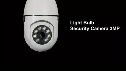 10pcs FHD 2MP Wireless Light-Bulb Security Camera, Work With 2, 4ghz WiFi, Motion Auto Tracking, 2 Way Audio, Spotlight Night Vision, E27 Screw-in CCTV Camera